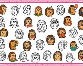 hedgehog SVG bundle, layered svg, cricut, cut file, cute hedgehog svg, woodland animal svg, funny hedgehog svg, fall svg, forest animal svg