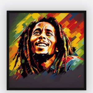 Bob Marley - impression numérique