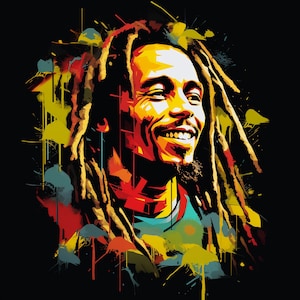 Bob Marley Graffiti - Numérique