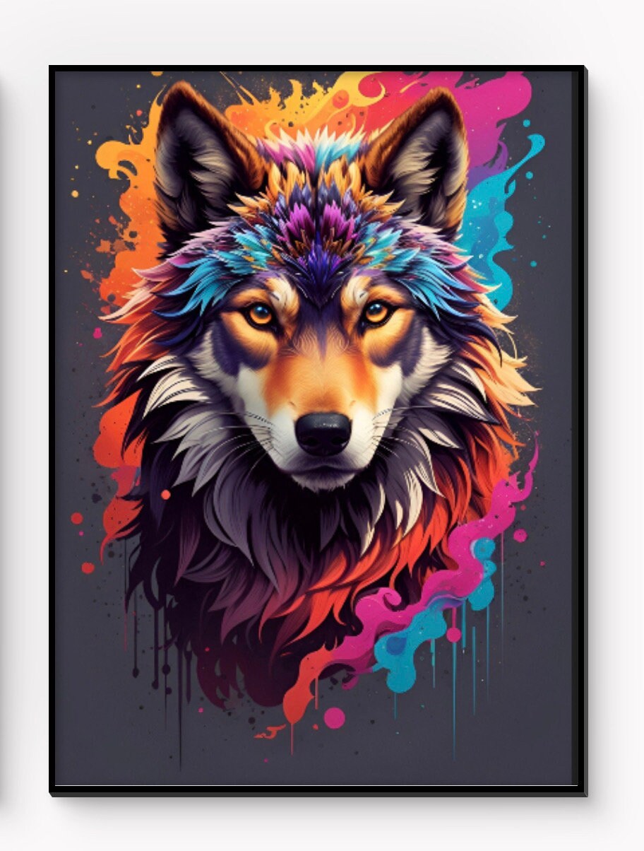 Wolf Nebulosa Galaxy Digital - Etsy