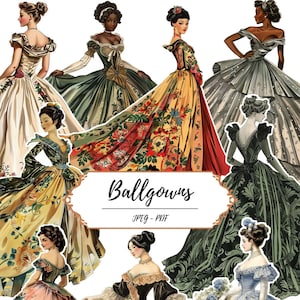 Retro ball gown hot sale
