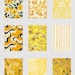 Yellow Printable Pattern Pages // 25 Vintage Inspired Print at Home ...
