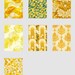 Yellow Printable Pattern Pages // 25 Vintage Inspired Print at Home ...