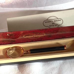 Loupe de Bureau Pierre Cardin Vintage – Édition Rare BPR (Boilot-Pingon-Richier) – Swiss Made – Coffret & Certificat - Grues Françaises