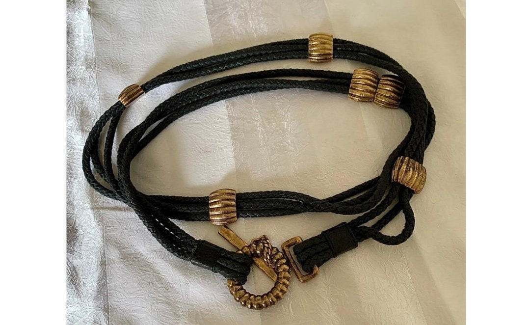 Ceinture Vintage En Cuir GEORGES RECH - Fabriqué En France - Taille 67/73 Cm (marron) - Occasion