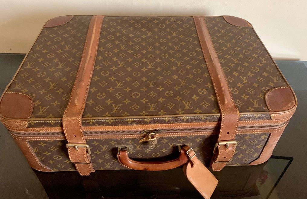 Vintage Louis Vuitton Custom Clear Acrylic LV Monogram Moët Suitcase Trunk  SALE