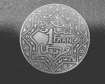 1 franc - Morocco - Cherifian Empire