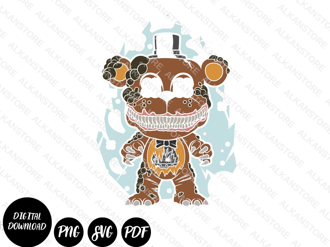 Five Nights at Freddy's PNG SVG PDF, Five Nights at Freddy's Dijital ...