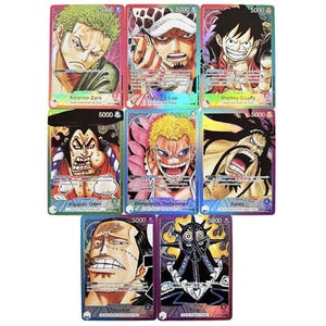 Anime, OPCG, anglais, leader, cartes, JCC