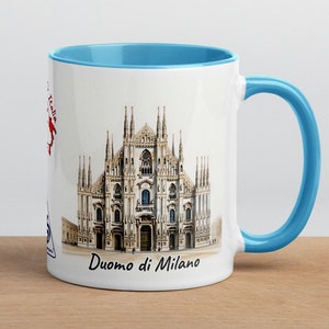 Mug Italian lifestyle, Mug, Duomo di Milano, Italian, Travel, Vintage, Milan Cathedral , Milano, Italy, Gift for Italy Lover, Gift for Her