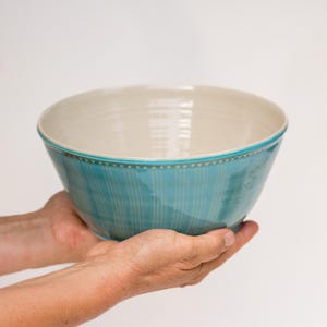 Keramik schalen gross blau