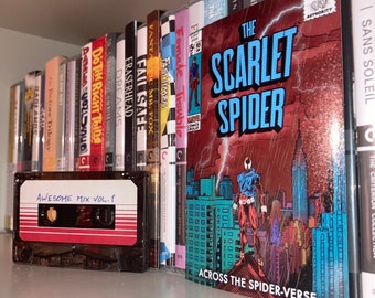 Poster del ragno scarlatto di Ben Reilly - Attraverso la stampa del ragnoverso (4" x 6")