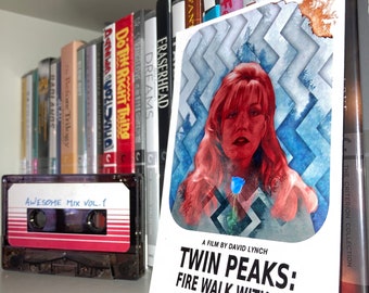 Póster de Laura Palmer Fire Walk with Me, impresión de Twin Peaks (4" x 6")