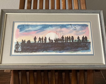 Robert E. Kennedy Curry Mansion ポスター The Curry Mansion, Key West, by N.E. Kennedy, Artist, Signed