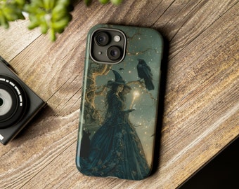 Goth Witch Goddess Phone Case For iPhone 15 14 13 Pro Max 12 XR 7 Witchy Gothic Case Galaxy S24 Pixel Fairycore Witches Tarot Case