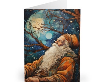 A Long Winter's Nap - Father Christmas Greeting Cards (5 Pack)
