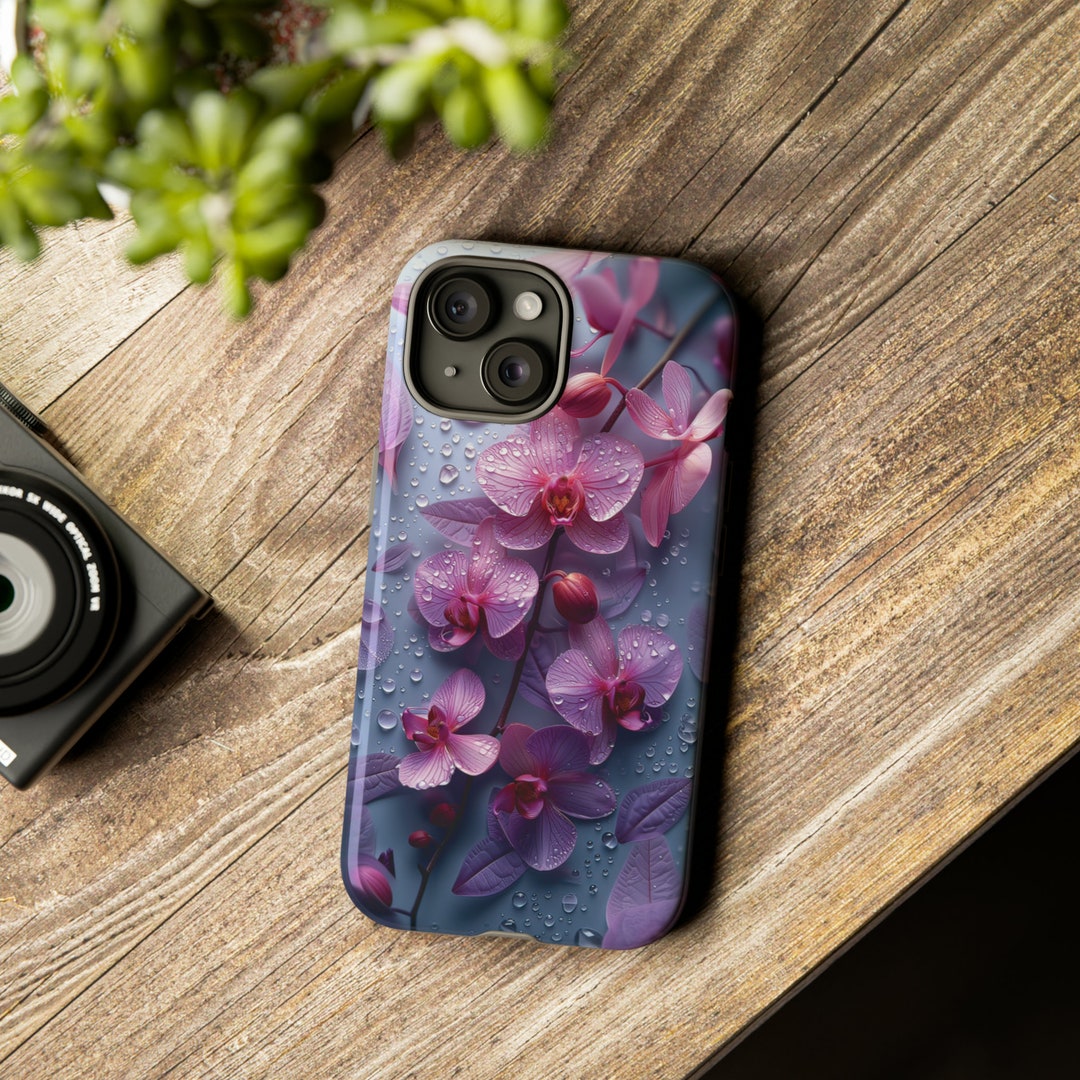 Wild Orchids iPhone S24 Gift for Orchid Lovers Orchids Flower Phone