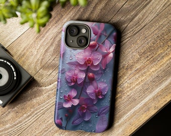 Wild Orchids iPhone S24 | Gift for Orchid Lovers | Orchids Flower Phone Case | Botanical Phone Case | iPhone 15 | Galaxy S24 S23