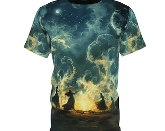 Camiseta con estampado de brujas bailando / Regalo para brujas / Ropa gótica Camiseta gótica de bruja / Ropa gótica / Camiseta de fantasía / Camiseta de bruja gótica