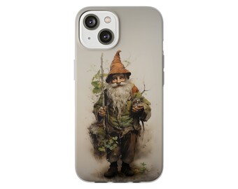 Gnome Phone Case | Cottage core Fairy Gnome Phone Case | Fairy Lover Gift | Wandering Gnome MagSage Tough Case | Fantasy iPhone Case goblin