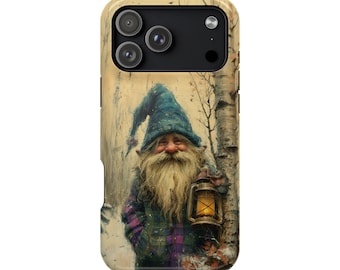Gnome with Lantern phone case | Magnetic Impact-Resistant Case