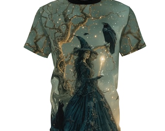 Camiseta gótica de bruja / Ropa gótica de regalo para brujas / Camiseta gótica de bruja / Ropa gótica / Camiseta de fantasía / Camiseta de bruja steampunk