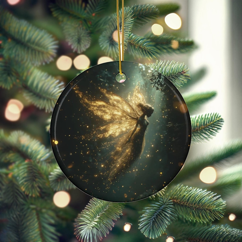 Forest Fairy Christmas Ornament Fairycore Pixie Dust Faerie Ornament