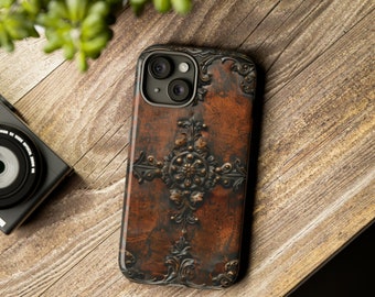Antique Vintage Book Phone Case For iPhone - Vintage Book 2D Image Print 15 14 13 Pro 12 S24  Vintage Book Phone Case Galaxy S24 Pixel Case
