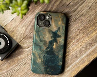 Witch Goddess Phone Case For iPhone 15 14 13 Pro Max 12 XR 7 SE S23 Witchy Tarot Card Case Galaxy S24 Pixel Fairycore Maiden Tarot Case