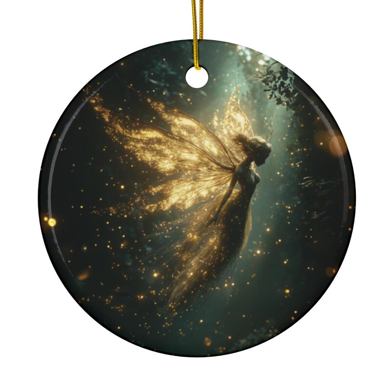 Forest Fairy Christmas Ornament Fairycore Pixie Dust Faerie Ornament