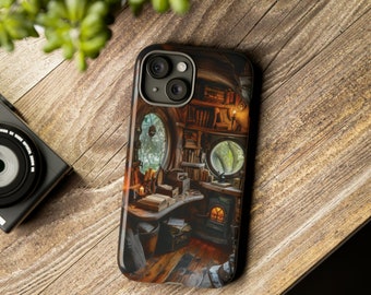 Lord Shire Phone Case For iPhone 15 14 13 Pro Max 12 Mini XR 7 Back Again Shire Hillside Home Case Retro Galaxy S24 Fantasy Cabin Case