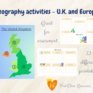 Geographie-Aktivitäten, Retrieval-Übungen, Ortskenntnisse, Karten, Lernaktivität