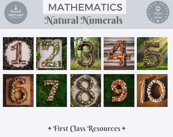 Natural numbers for classroom, Natural Classroom Natural Numbers, Classroom Decor, Classroom Resources, Teacher Resources, Classroom Display