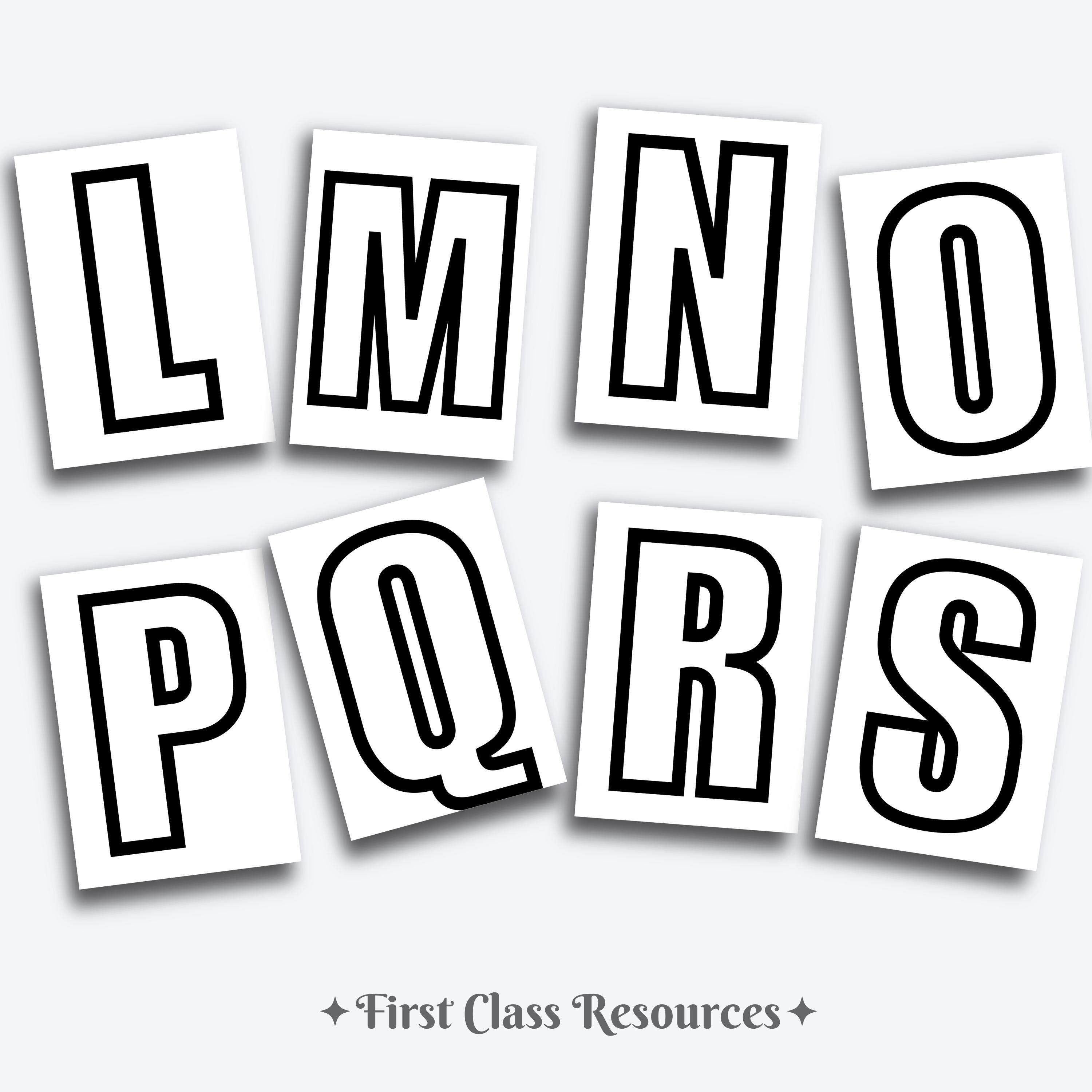 letter cut outs printable – Image 5