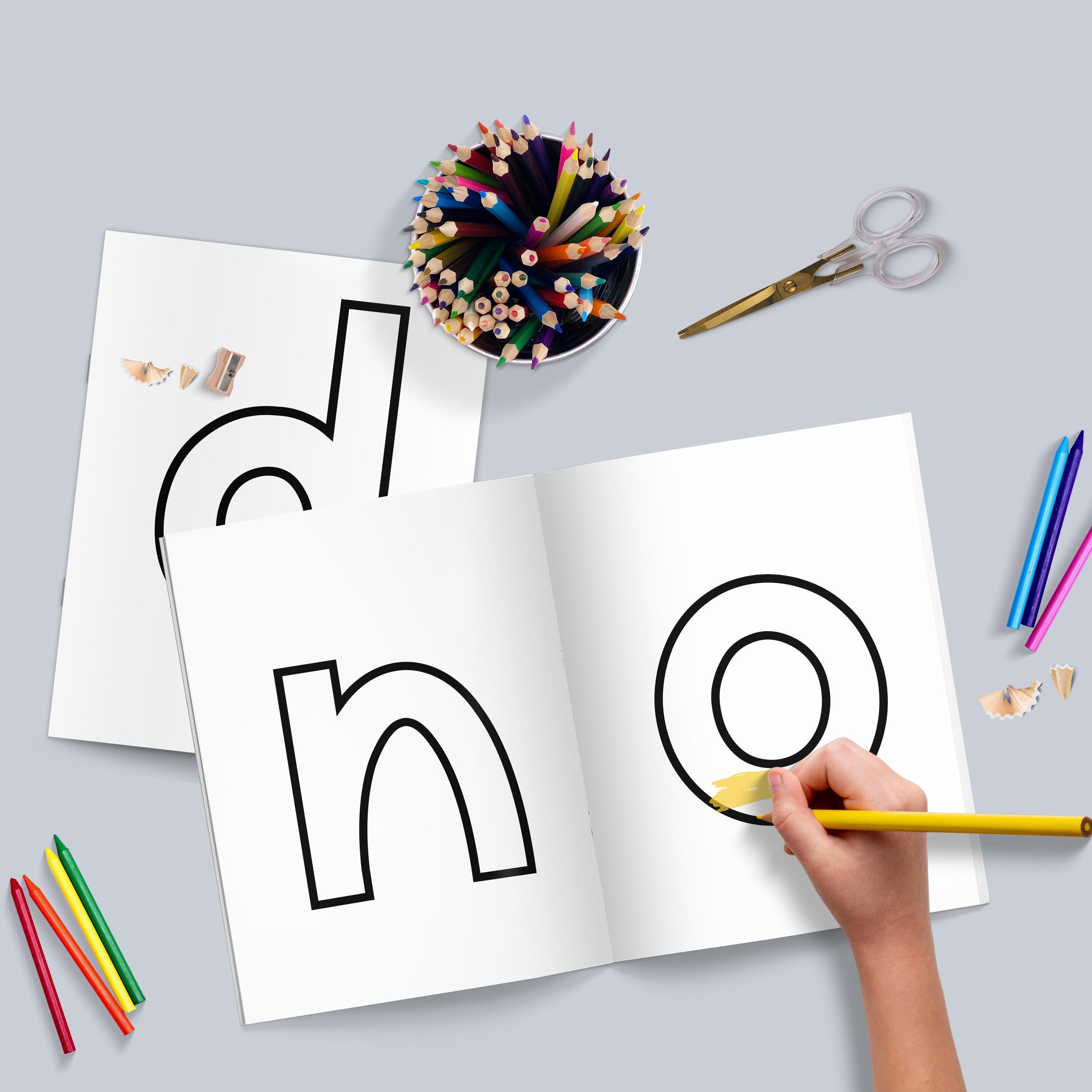 Large Printable Letters for Classroom Vol 5, Printable Alphabet Lower ...