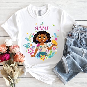 Customized Encanto Shirts, Customized Mirabel Madrigal Shirt, The Magical Family Madrigal, Customized Disneyland Tee, Disney Birthday Tee