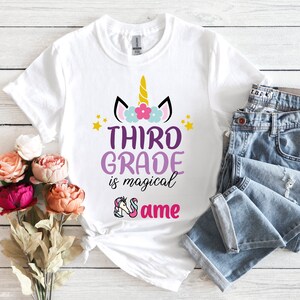 Hello School Shirts, First Grad Shirt, Second Grad Shirts, Third Grad Shirt, Fourth Grad Shirt, First Day Of School Shirt, Teacher Tee