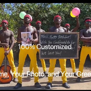Personalized Custom Unique Gift , Happy Birthday Gift for him her, Birthday Anniversary gift, Birthday Dance Video, 100% Customized Gift
