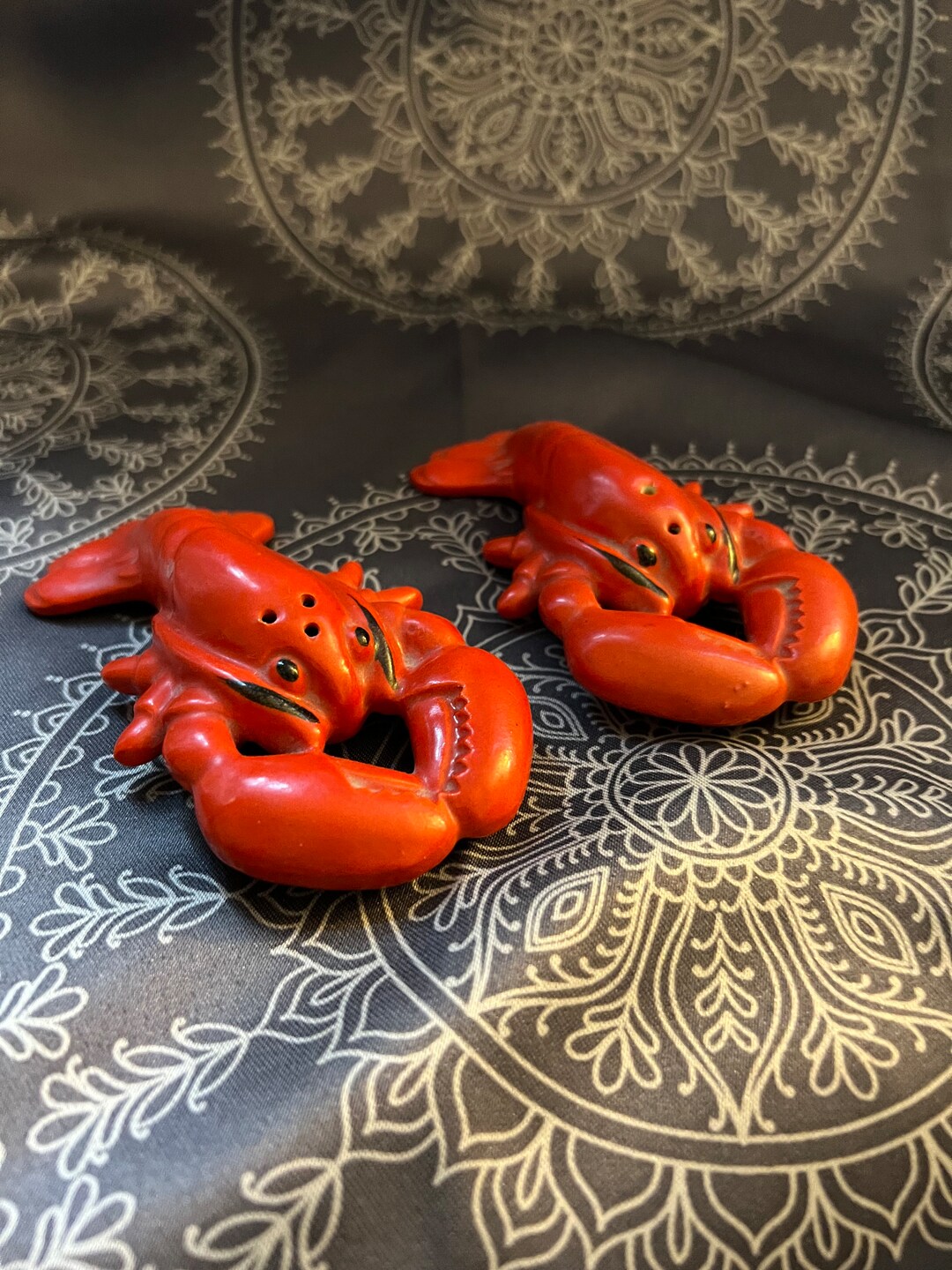 Vintage Lobster Salt and Pepper Shakers Etsy