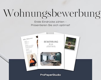 Plantilla de solicitud de apartamento profesional: diseño moderno para el apartamento de sus sueños | Descarga directa | con perfil de mascota | Palabra |