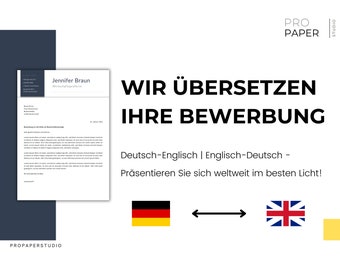 Traducción de aplicaciones profesionales: alemán-inglés | inglés-alemán| CV, carta de presentación, carrera