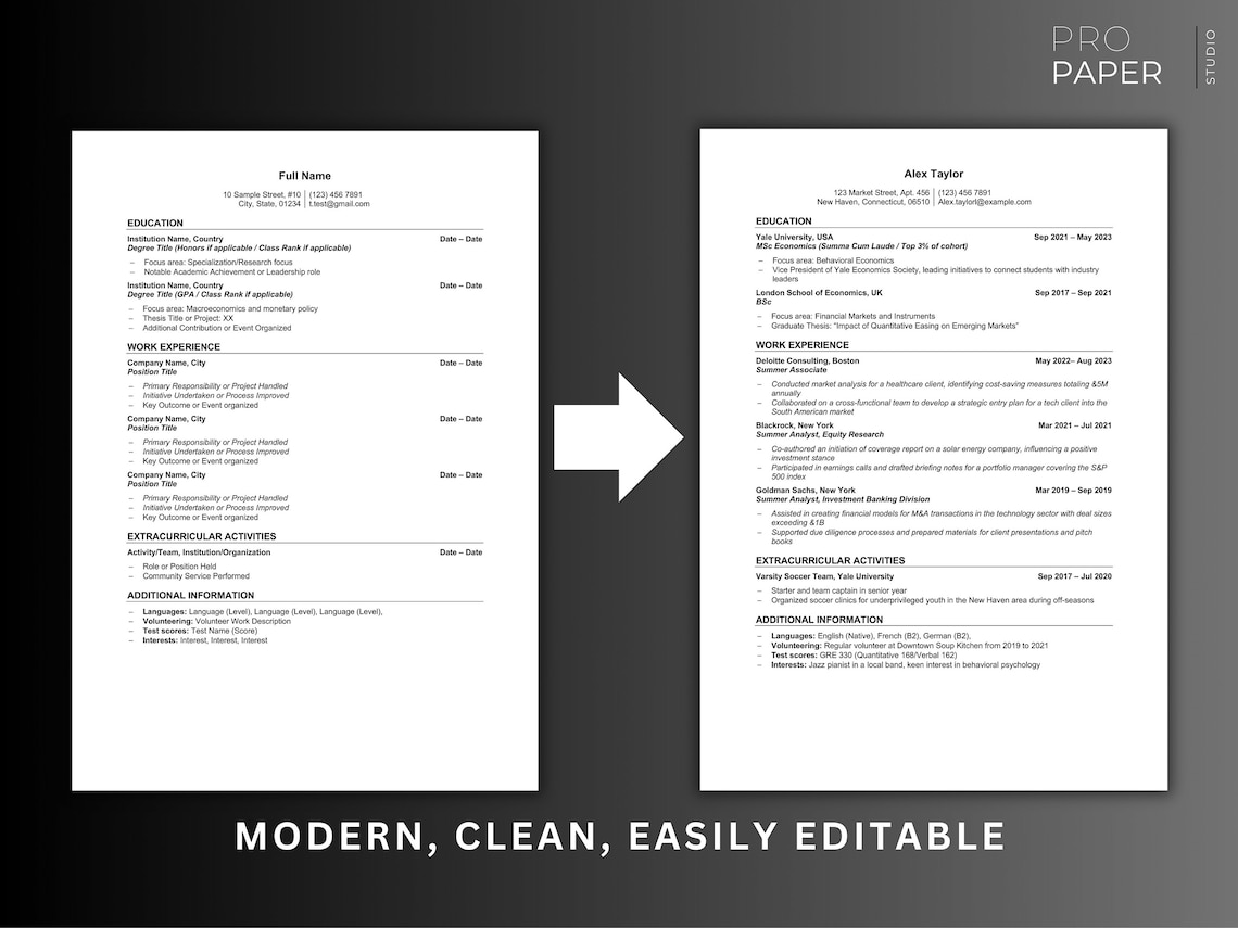 Professional Resume Template for - Il 1140xN.5650730001 Kuq6