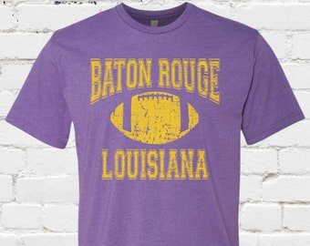Baton Rouge Football Shirt, Football Gameday Shirt for Men