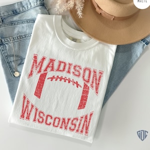 Madison Football Shirt, Gameday Tailgate Shirt, College Football Gift