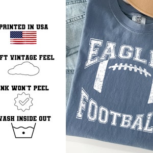 Eagles Football Shirt, Eagles Mascot Shirt, Eagles Mom, Eagle Mama, Eagle Girlfriend, Eagles Football Gift, Eagles Apparel, Spirit Tee Shirt