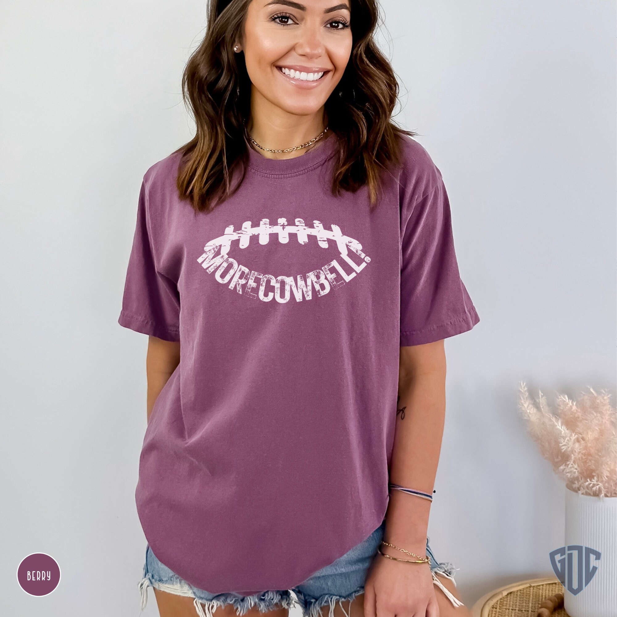 More Cowbell Football Shirt for Women, More Cowbell Miss Tshirt, Gifts