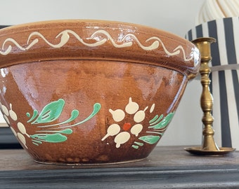 Obstschale Vintage Keramik hanbemalt