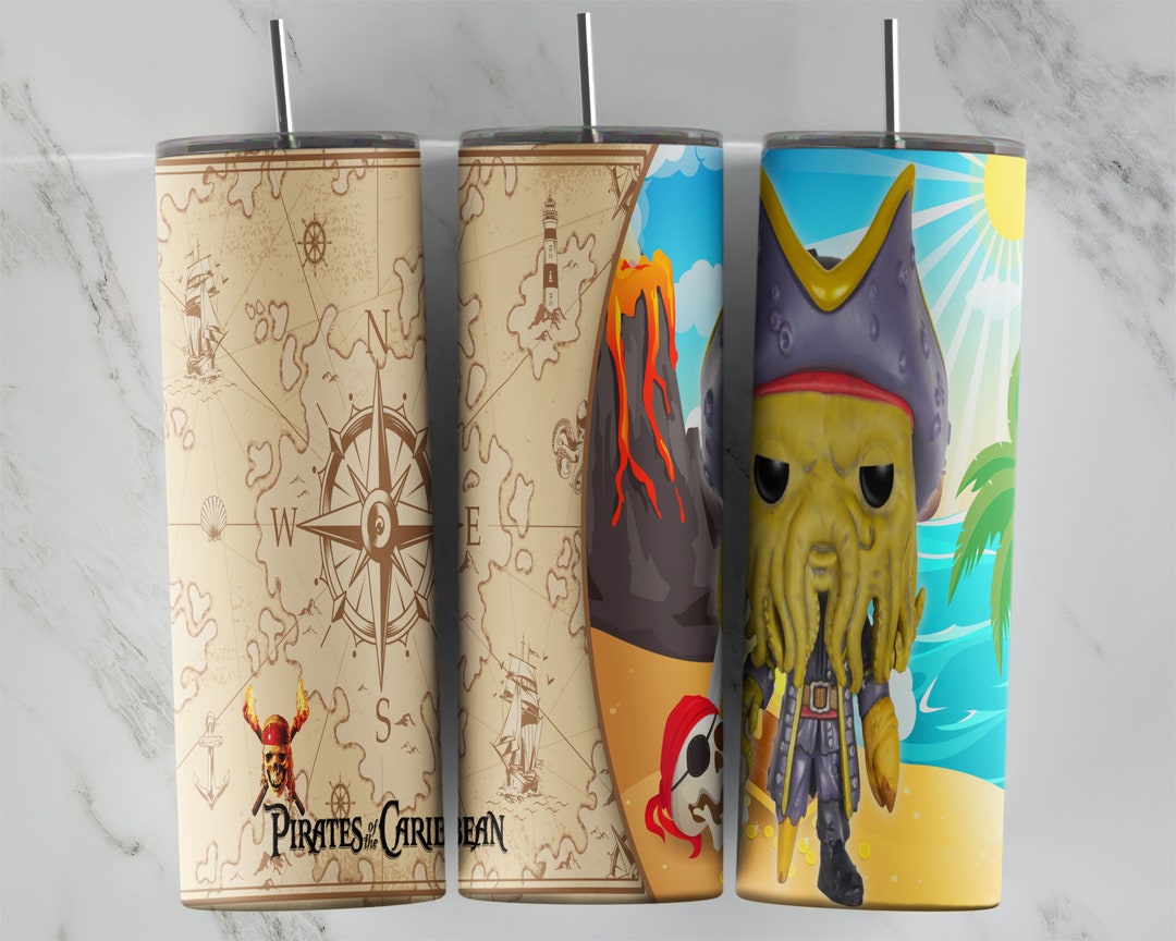 Davy Jones Tumbler Design, 20 Oz Skinny Tumbler Design, Sublimation