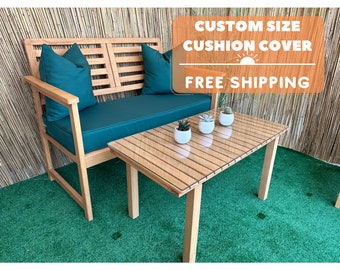 Custom Bench Cushion Covers, Banquette Cushion Cover, Outdoor Cushion, Waterproof Cushions, Patio Cushion Covers, Patio Cushions Replacement