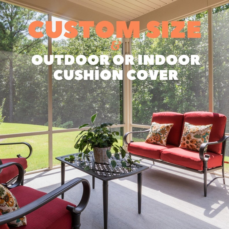 Waterproof Cushion Cover, Outdoor Patio Cushion, Garden Patio Cushion